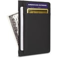 thumbnail image 3 of Credit Card Holder Genuine Leather Slim & Thin Pocket Wallet Minimalist Wallet Money Clip RFID Blocking, 3 of 7