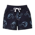 thumbnail image 2 of MEZZALL Toddler Boys Knit Shorts Animal Graphic Drawstring Trunks Cotton Shorts Beach Bathing Little Boys Bottoms Soft, 5-6 Years, 2 of 8