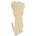 thumbnail image 2 of Puppy Wood Cutouts 12 x 9-inch, Pack of 1 Unfinished Wood Crafts Blank, Wooden Shapes for Crafts & Party Decor, by Woodpeckers, 2 of 6