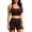 Coffee, variant on Workout Sets for Women 2 Piece Sports Bra Crop Top High Waist Booty Shorts Seamless Yoga Athletic Gym Outfits Lounge Activewear