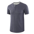 thumbnail image 5 of men's spring and summer short-sleeved T-shirt men's t-shirt men's clothing-color blue-S, 5 of 9