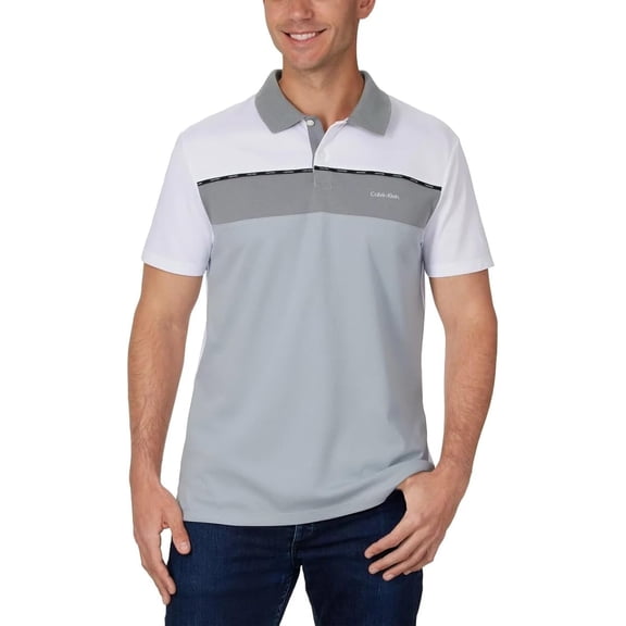 Calvin Klein Men’s Classic Fit Polo 2-Button Placket  3X