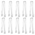 thumbnail image 6 of SouMaox Transparent Serving Tongs, Serrated Grip Plastic Clamps, Buffet Utensils, Pick Up Appetizers for Wedding Banquet Dining Tables, 6 of 9