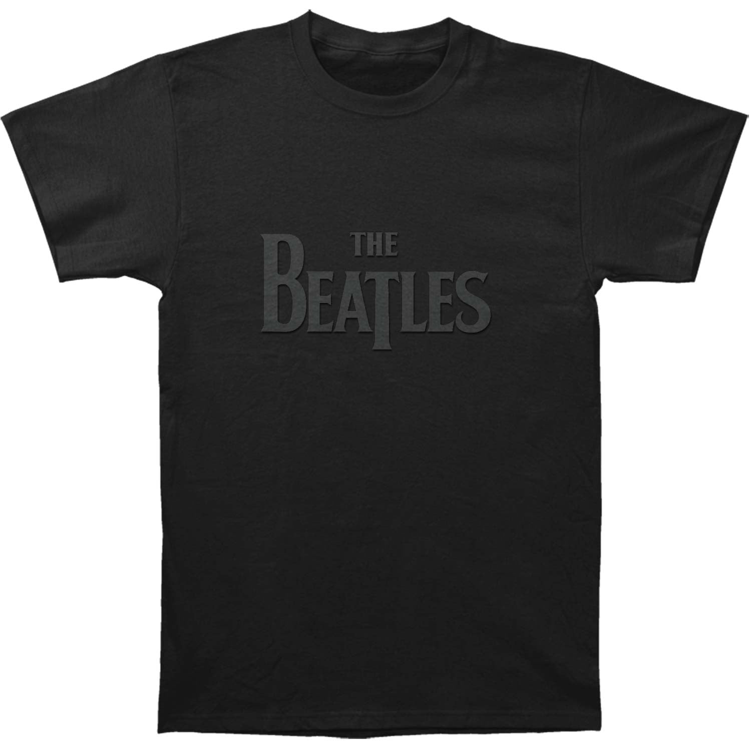 The Beatles - Beatles Men's Drop T Logo With Hi-Build Application Slim ...
