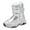 Z2-Silver, variant on BOBOGOJP Boys Girls Winter Snow Boots Waterproof Anti-slip Warm Lining Shoes (Toddler/Little Kid/Big Kid) Beige for Size 7
