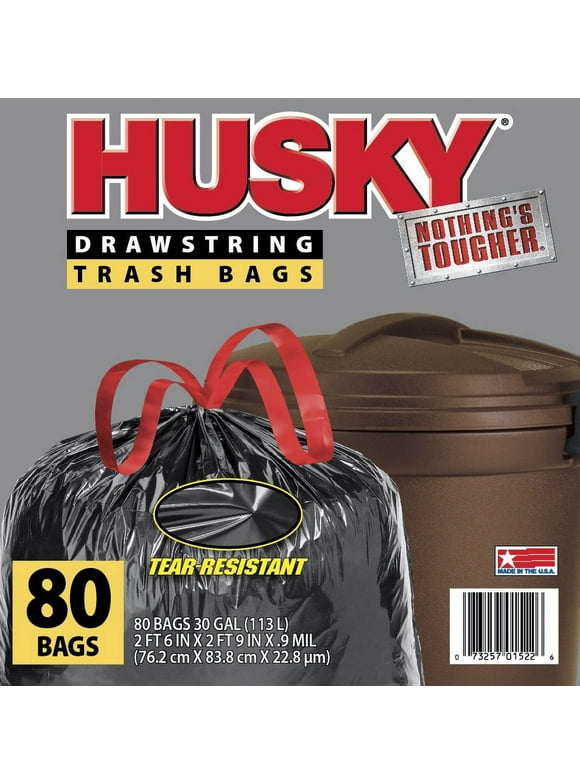 Husky Trash Bags in Trash Bags