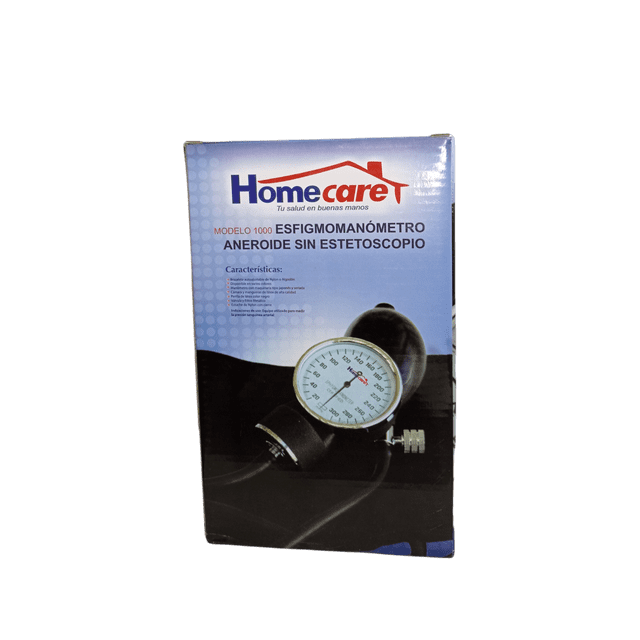 Baumanómetro Aneroide Homecare Maquinaria Japonesa 1000 Homecare 1000-NEG