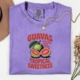 thumbnail image 4 of Guavas Retro Commercial Graphic Shirt, Vintages Guavas Label T-Shirt, Exotic Fruit Lover Tee, Cute Unisex Adult Graphic T Shirt, Cool Gift, 4 of 6
