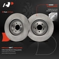 thumbnail image 5 of A-Premium 13.98 inch (355mm) Front Vented Disc Brake Rotors + Ceramic Pads Kit Compatible with Select Jaguar Model - XF 2010-2015 XJ 2011-2018 F-Type 2018-2021 XK 2012-2015 XKR 2007-2009 6-PC Set, 5 of 5