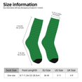 thumbnail image 2 of Yiaed Green St. Patrick’s day Print Great elasticity Crew Socks Sports socks for Men and Women, 2 of 6