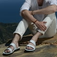 thumbnail image 5 of Aviv - Leather Double Strap Sandal - Mens Sandals, 5 of 8