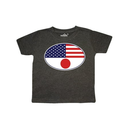 

Inktastic Japanese American Flag Gift Toddler Boy or Toddler Girl T-Shirt