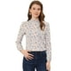 thumbnail image 1 of Blusa floral Casual Allegra K Rosa Claro M, 1 of 5