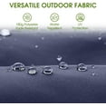 thumbnail image 7 of Homefun 9ft Outdoor Patio Umbrella Push Button Tilt Crank Market Umbrella 6 Ribs Heavy Duty for Deck Backyard Pool(No base), 7 of 7