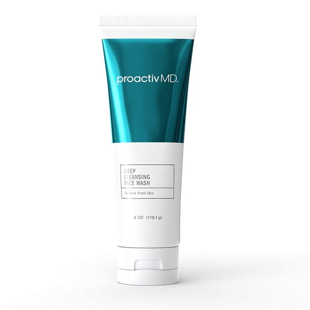 Proactiv MD Exfoliante Face Wash Limpiador facial suave e hidratante y tratamiento para el acné para pieles sensibles 6 oz transparente sin perfume
