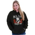 thumbnail image 3 of Betty Boop Hug Life Chose Me Roses Women Plus Size Hoodie Brisco Brands 2X, 3 of 4