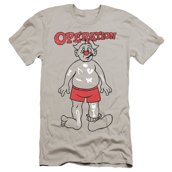 Operation Operate HBO S/S Adult 30/1 T-Shirt Silver