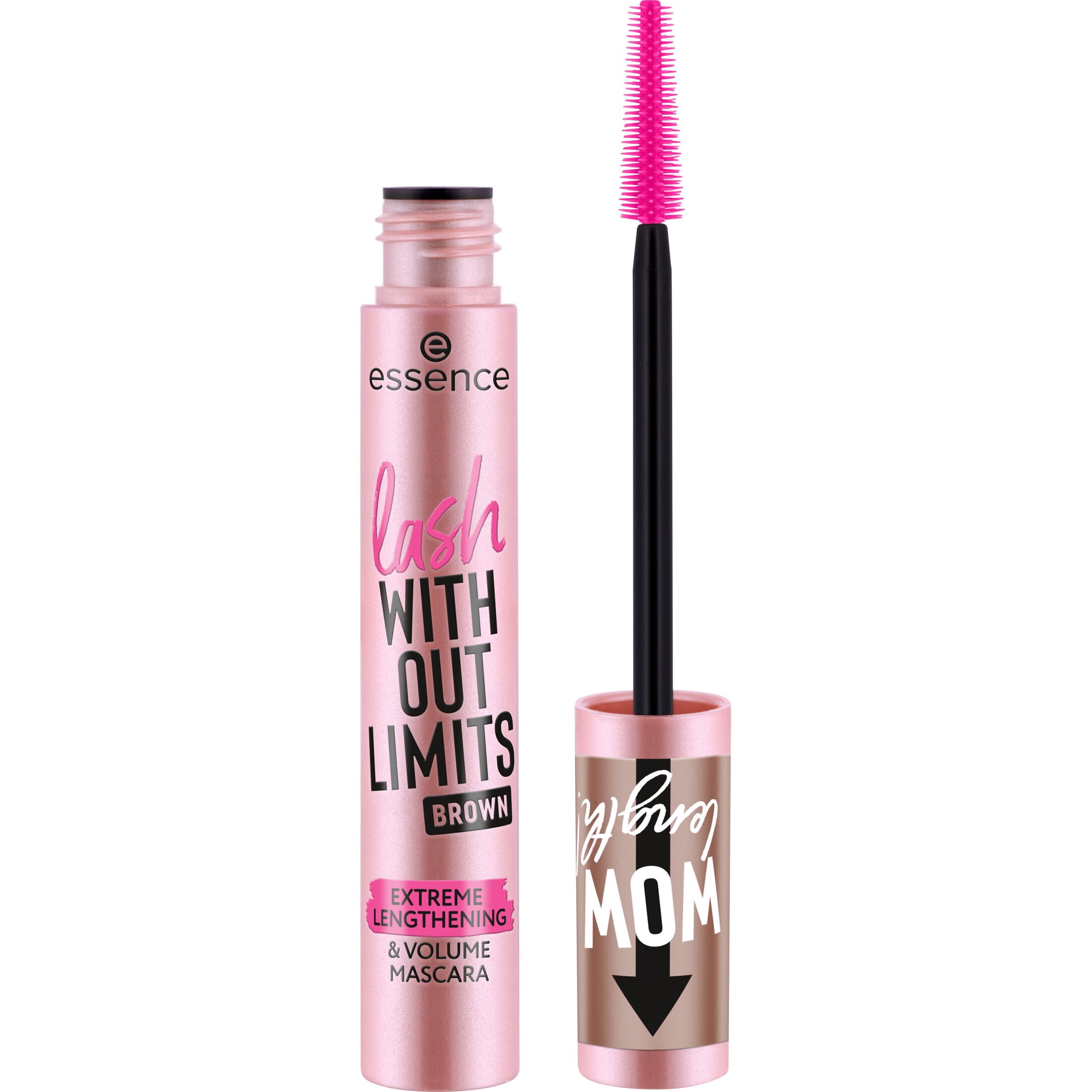 essence Lash Without Limits Brown Extreme Lengthening & Volume Mascara, 02 Brown