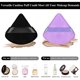 thumbnail image 3 of 12 Pieces Powder Puff Face Triangle Makeup Puff for Loose Powder Soft Body Cosmetic Foundation Sponge Mineral Powder Wet Dry Makeup Tool (Black, Purpl, 3 of 4