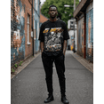 thumbnail image 2 of G West Death Drift Men's Oversized T-Shirt Black-160 Size- XS, 2 of 4