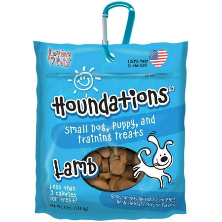 UPC: 0842982081529 | Houndations 4oz Small Dog Puppy & Training Treats – Lamb