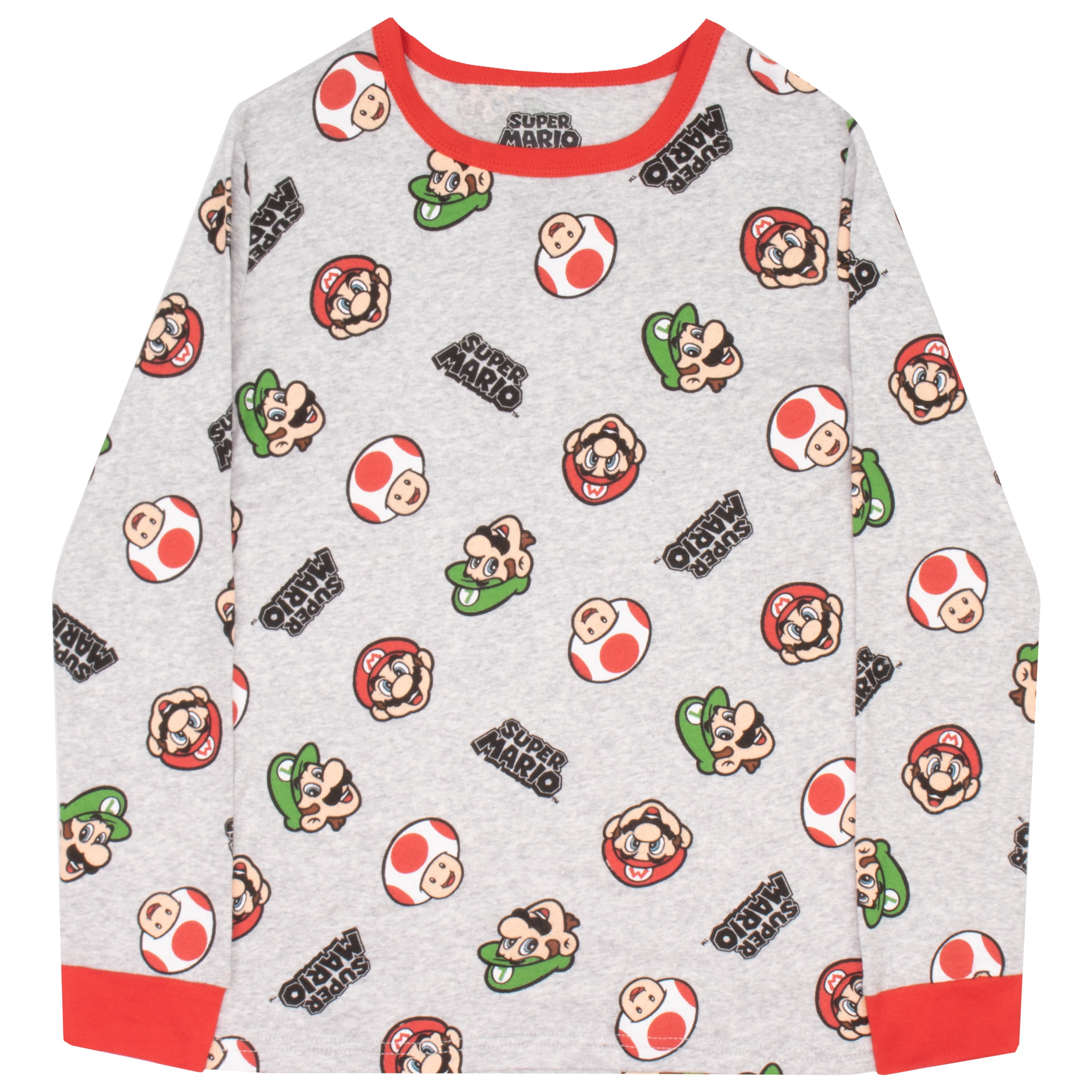 Boys Super Mario Pull Over Hoodie Super Mario Hoodie Luigi