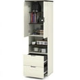 thumbnail image 2 of Bestar Lumina Storage Unit with Drawers & Doors in White Chocolate, 2 of 4