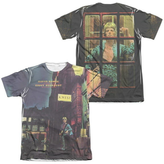 David Bowie - Ziggy Star Dust (Front/Back Print) - Short Sleeve Shirt - X-Large