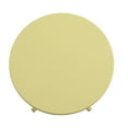 thumbnail image 2 of Yellow Wooden Accent Table With 4-legged Round Pedestal Transitional Apron And, 2 of 4