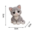 thumbnail image 2 of ZhangC DIY Animal Beading Kit, Cute 3D Animal Bead Craft Set with Colorful Beads and Instructions, Handmade Jewelry Art Craft Kit for Creative DIY Projects for Adults(Kitten), 2 of 6