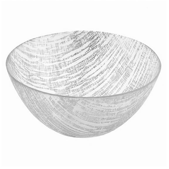 Elegant and Modern Decorative Hand Decorated Serving Bowl - Secret Treasure Silver Bowl, 11 Inches