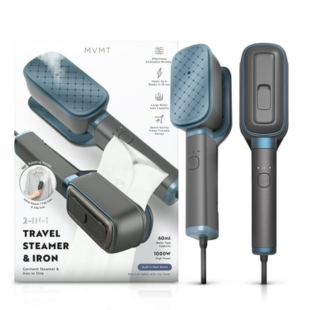 Travel Steamer and Iron 2in1 Portable Travel Steamer Iron