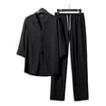 thumbnail image 1 of Conjunto De Camisa Con Cuello En V Para Hombre,2 Piezas, 1 of 8