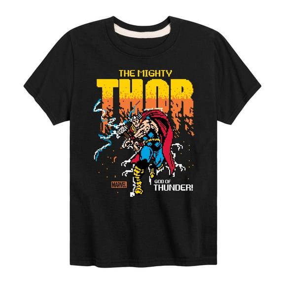Marvel Thor - Pixelated - Toddler and Youth Short Sleeve Graphic T-Shirt
