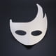 thumbnail image 4 of Máscaras de bricolaje de papel blanco en blanco Máscara pintada Mascarilla de disfraces de Halloween (Unicornio), 4 of 5