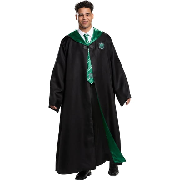 Disguise Adult Harry Potter Slytherin Deluxe Robe Costume - Size X Large