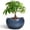 Retro Blue, variant on Ordivic 4 Inch Blue Ceramic Planter with Drainage Hole – Small Round Flower Pot for Succulents, Cacti, Herbs, Unique Home Decor