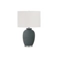 thumbnail image 4 of Monarch Specialties Lighting, 24"h, Table Lamp, Blue Ceramic, Ivory / Cream Shade, Contemporary, 4 of 6
