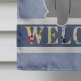 thumbnail image 4 of Caroline's Treasures BB5720CHF Chow Chow Blue Welcome Flag Canvas House Size , Large, multicolor, 4 of 4