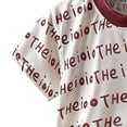 thumbnail image 5 of Amidoa Girls Summer 2 Piece Outfits Cute Short Sleeve and Casual Shorts Kids Clothing Set Red Size 3T, 5 of 6