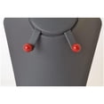 thumbnail image 3 of Aretes Chapados de Oro 14k Ximxi con Perla Roja, 3 of 3