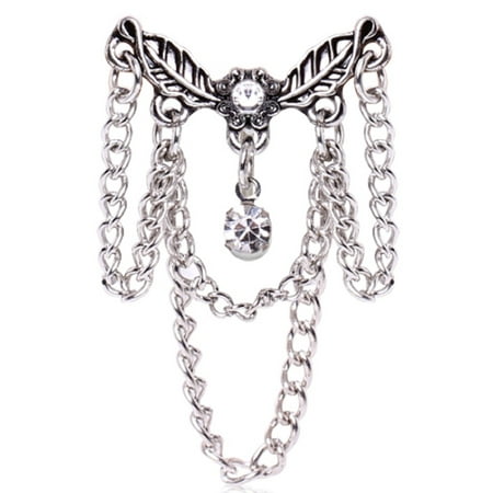 Butterfly Flower Dangle Belly Ring - Body Accentz Belly Button Ring Navel 14g Flower Leaves Dangles Top Down