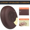thumbnail image 3 of SOULWIT Earpads Replacement for Jabra Evolve2 65 (Evolve 2 65MS 65UC MS UC)/Evolve2 40 (40UC 40MS USB)/Elite 45h On-Ear Wireless Headset, Ear Pads Cushions with Softer Protein Leather - Dark Coffee, 3 of 4