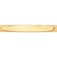 thumbnail image 2 of 14K Yellow Gold 14Ky 2.5mm Ltw Half Round Band Size 9 Made In United States hrl025-9, 2 of 5