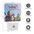 thumbnail image 2 of Dragon Quest Luz nocturna LED con sensor de anochecer a amanecer para dormitorio, baño, pasillo, escaleras - Lámpara LED nocturna de enchufe, 0.5W - 1 pieza, 2 of 6