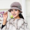 thumbnail image 1 of Wool Women Bowler Winter Hat, Bucket Cap, 1 of 1
