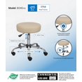 thumbnail image 3 of Taburete médico para spa Boss Office Products Be Well, color beige, 3 of 5