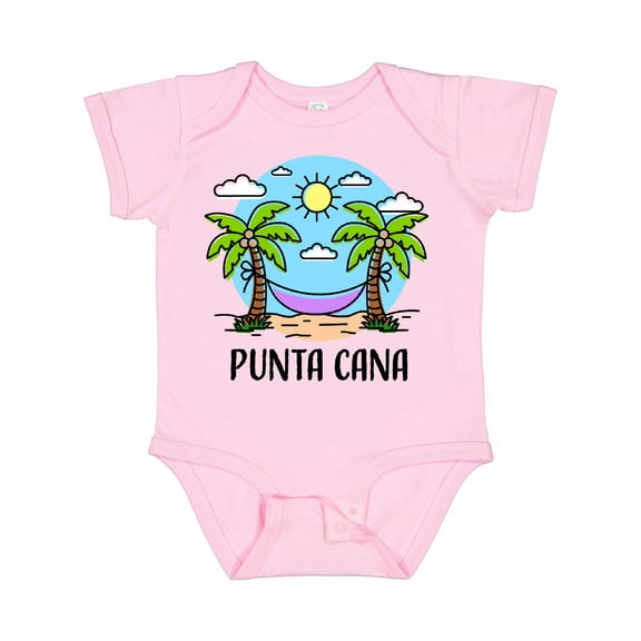 Inktastic Summer Vacation in Punta Cana Boys or Girls Baby Bodysuit