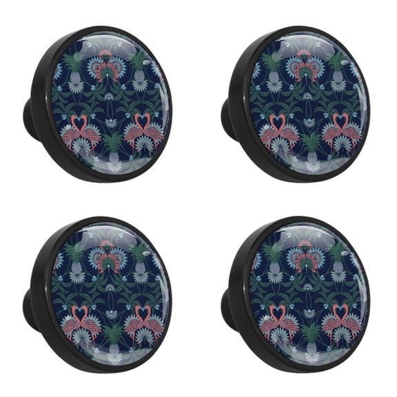 4 Pcs Pineapple Knobs for Kitchen Cabinet Cupboard Dresser Bookcase Drawer Pulls Handles Round Home Decor