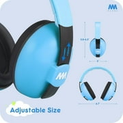 Baby Ear Protection Noise Cancelling Headphones for Babies and Toddlers - Mumba Baby Earmuffs - Ages 3-24+ Months - for Sleeping, Studying, Airplane, Concerts, Movie, Theater, Fireworks,Azure